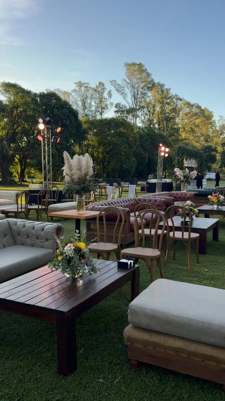 Galería con vista al parque