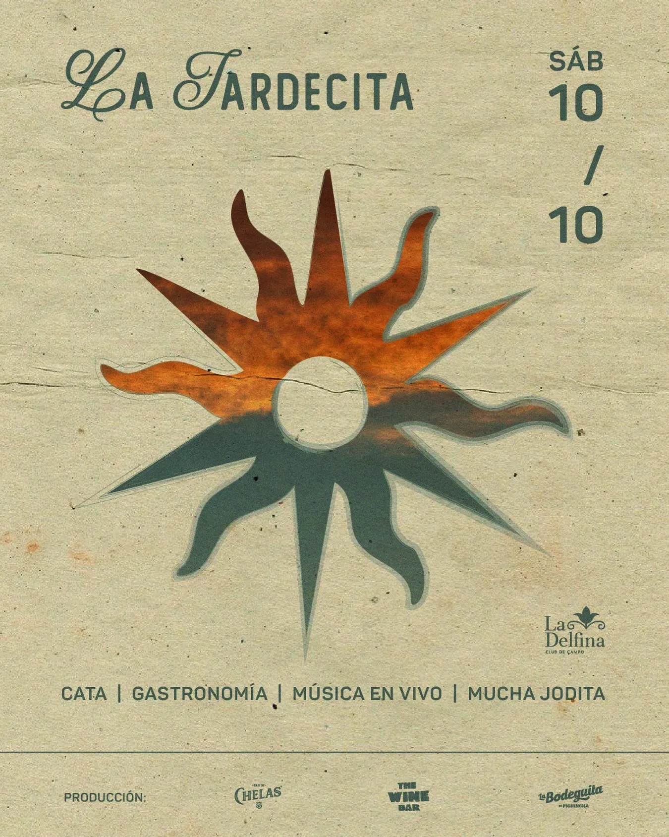 Flyer de La Tardecita